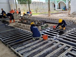 Melihat Produksi Paving Block Napi Lapas Tangerang, Laris Dipakai Perusahaan