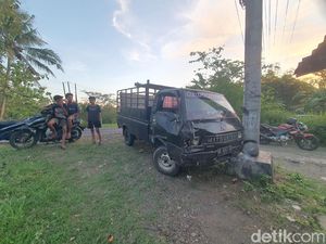 Ngebut Jemput Hewan Kurban, Pikap Tabrak Pemotor hingga Tewas di Gunungkidul