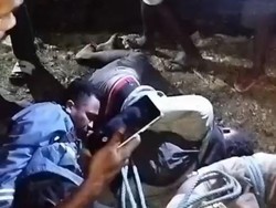 Aksi Brutal Warga TTU Ikat-Seret 3 Pria ke Jalan Usai Dituding Mencuri