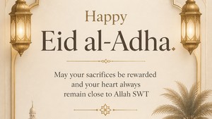 75+ Ucapan Happy Eid Mubarak 2026 Bahasa Inggris dan Artinya, Penuh Makna