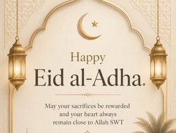 75+ Ucapan Happy Eid Mubarak 2026 Bahasa Inggris dan Artinya, Penuh Makna