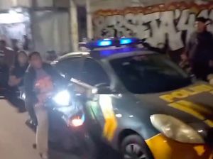 Dimabuk Cinta dan Miras, Sejoli Tabrak Polisi Saat Razia Begal
