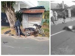 Detik-detik Kecelakaan Maut Libatkan Tiga Motor di Lubuklinggau
