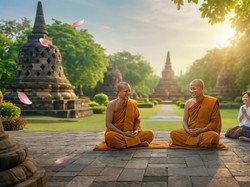 Arti Sabbe Satta Bhavantu Sukhitatta dan Cara Menjawabnya