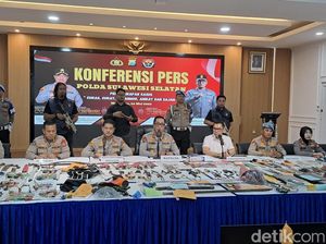 176 Pelaku Begal di Sulsel Ditangkap dalam 5 Bulan, 2.091 Busur Panah Disita
