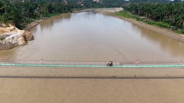 Jembatan Gantung Perintis Garuda Permudah Akses Warga Aceh Tamiang