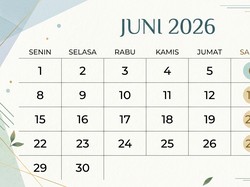 Kalender Juni 2026: Tanggal Jawa-Hijriah, Libur, Cuti, dan Hari Besarnya