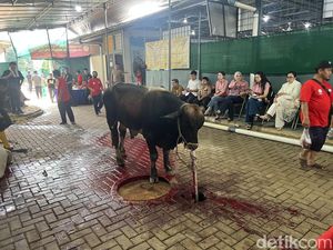 Masjid Raya Pondok Indah Jaksel Terima Kurban 10 Sapi dan 35 Kambing