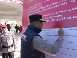Satgas Anti Narkoba Dikukuhkan, Polres Rohil Serukan Perang Lawan Narkotika