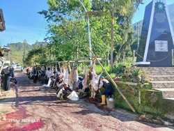 Kurban Melimpah, Dusun Krajan Mampu Suplai Daging hingga Batang-Purbalingga