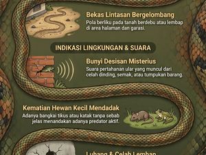 Infografis: Tanda-tanda Keberadaan Ular di Dalam Rumah
