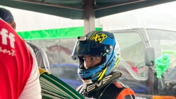 Altaf Ridwan Sukses Bikin Bangga Indonesia di Balapan Karting Junior