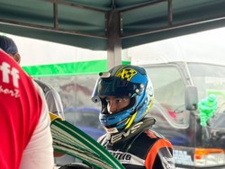Altaf Ridwan Sukses Bikin Bangga Indonesia di Balapan Karting Junior