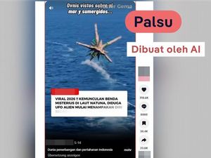 Cek Fakta: Video UFO Muncul di Laut Natuna, Buatan AI atau Asli?