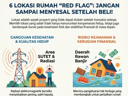 6 Lokasi Rumah Red Flag, Nomor 4 Bikin Repot Saat Hujan