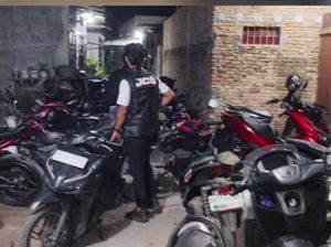 Polisi Gerebek Penampungan Ratusan Motor Diduga Ilegal di Deli Serdang