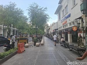Libur Idul Adha, Malioboro Jogja Lengang Siang Ini