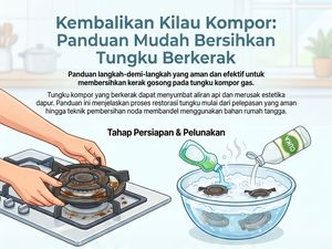 Tungku Kompor Berkerak dan Gosong? Ini Cara Mudah Bersihkannya