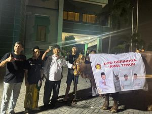 Momen Idul Adha, Gerindra Jatim Salurkan 226 Sapi-345 Kambing Kurban