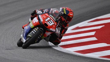 Momen Apes Hakim Danish, 2 Kali Crash di Hari Pertama Moto3 Italia