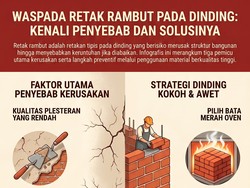 Penyebab Retak Rambut pada Dinding, Nomor 3 Banyak Disepelekan