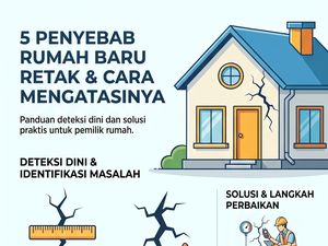 Rumah Baru Sudah Retak-retak? Ini 5 Penyebab yang Sering Terjadi