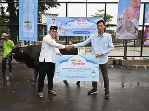 Le Minerale Salurkan Hewan Kurban ke Masjid Istiqlal pada Idul Adha 2026