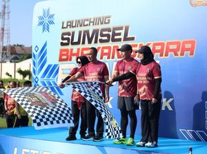Sambut Hari Bhayangkara ke-80, Polda Sumsel Gelar Sumsel Bhayangkara Run 2026