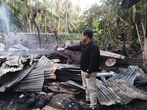 2 Rumah di Lombok Utara Terbakar Diduga Dipicu Korsleting Listrik