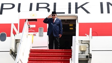 Tinggalkan Paris Usai Kunjungan Kenegaraan, Prabowo Kembali ke Tanah Air