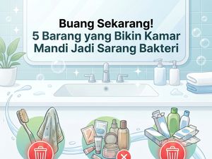 5 Barang di Kamar Mandi yang Harus Segera Dibuang, Nomor 2 Jadi Sarang Bakteri