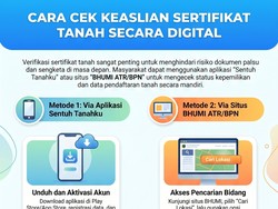 Cara Cek Sertifikat Tanah Asli atau Palsu, Bisa Lewat HP