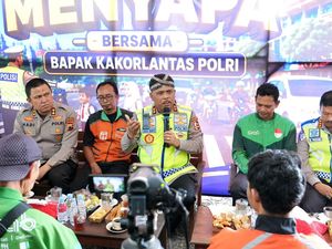 Kakorlantas Ajak Ojol-Komunitas Difabel di Jepara Kampanyekan Keselamatan Lalu Lintas