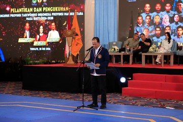 Ketum PBTI Yakin Malut Bisa Lahirkan Atlet Taekwondo Kelas Dunia