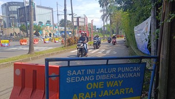 One Way Arah Jakarta Siang Ini, Mobil Menuju Puncak Bogor Disetop