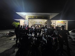 5 Pencuri Motor Asal Sumsel Ditangkap, 1 di Antaranya Ditembak