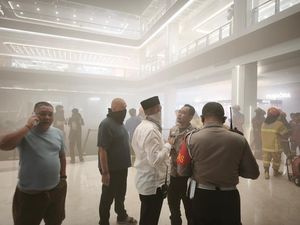 Satu Petugas Keamanan Palembang Indah Mall Dilarikan ke Rumah Sakit