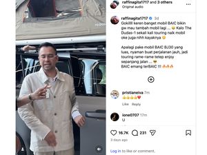 Lirik SUV BAIC BJ30 Hybrid, Raffi Ahmad Kagum Sama Tenaga Mesinnya