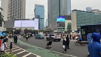 CFD Ditiadakan, Banyak Warga Kecele Olahraga di Bundaran HI Pagi Ini