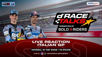 Live Reaction MotoGP Italia 2026: Saksikan d'Race Talks di detikSport!