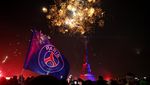 Menara Eiffel Bersinar Biru-Merah, Paris Rayakan Gelar Liga Champions PSG