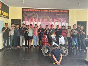 Maling Motor di 4 TKP Wilayah Bangka Barat Diringkus Polisi