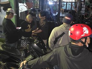 Anggota Geng Motor Pembusur Leher Pria di Makassar Ditangkap