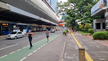CFD Rasuna Said Masih Ditiadakan, Warga Tetap Antusias Lari-Jalan Santai