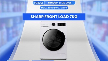 Cuma di Transmart Full Day Sale, Mesin Cuci Jadi Semurah Ini