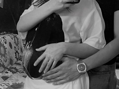 Zara Adhisty bagikan foto pernikahan.