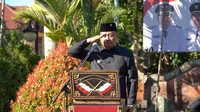 Mahayastra Pimpin Peringatan Hari Lahir Pancasila di Kantor Bupati Gianyar