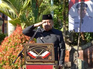 Mahayastra Pimpin Peringatan Hari Lahir Pancasila di Kantor Bupati Gianyar