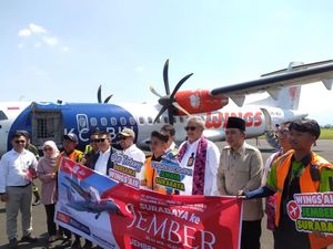 Gus Fawait Hadirkan Penerbangan Jember-Surabaya di Hari Lahir Pancasila