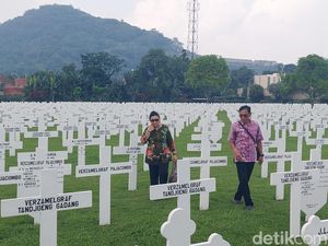 Mengupas Fragmen Sejarah Perang dari Deretan Nisan di Ereveld Kerkhof